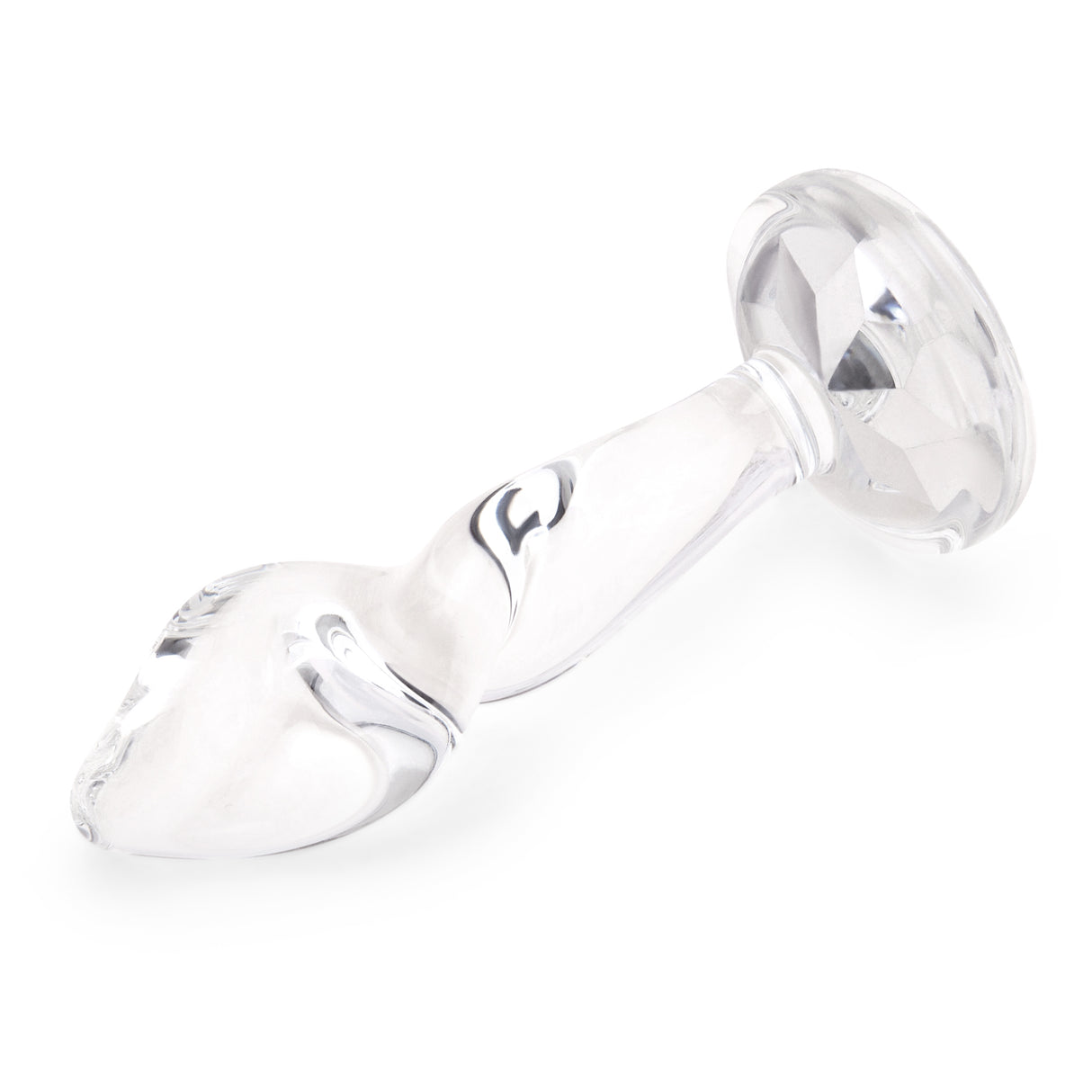 4" Sweet Twist Butt Plug - Large Detail View: Close-up of the uniquely textured twist contour and smoothly tapered insertion point.