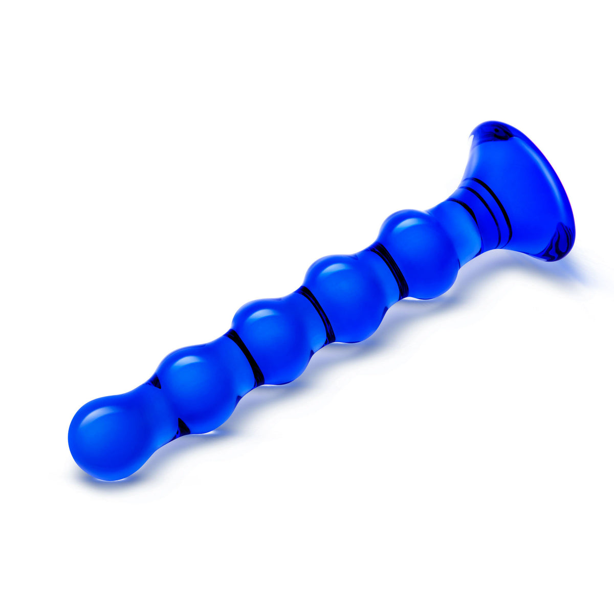 7” Blue Anal Beads