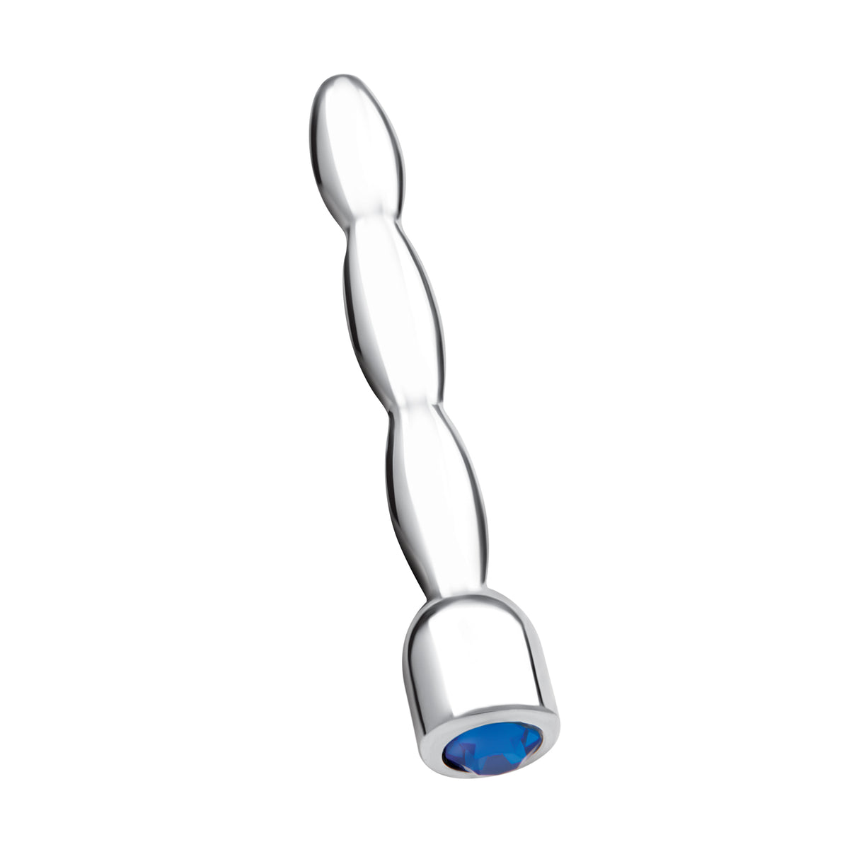 2" Stainless Steel Bling Bling Wavy Penis Plug