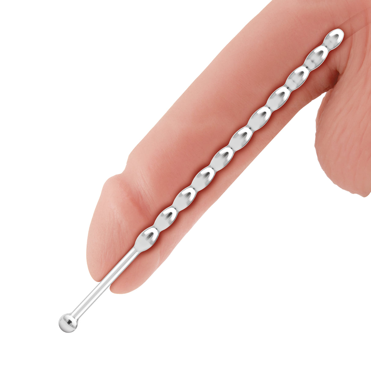 6" Stainless Steel Teardrop Urethral Sound