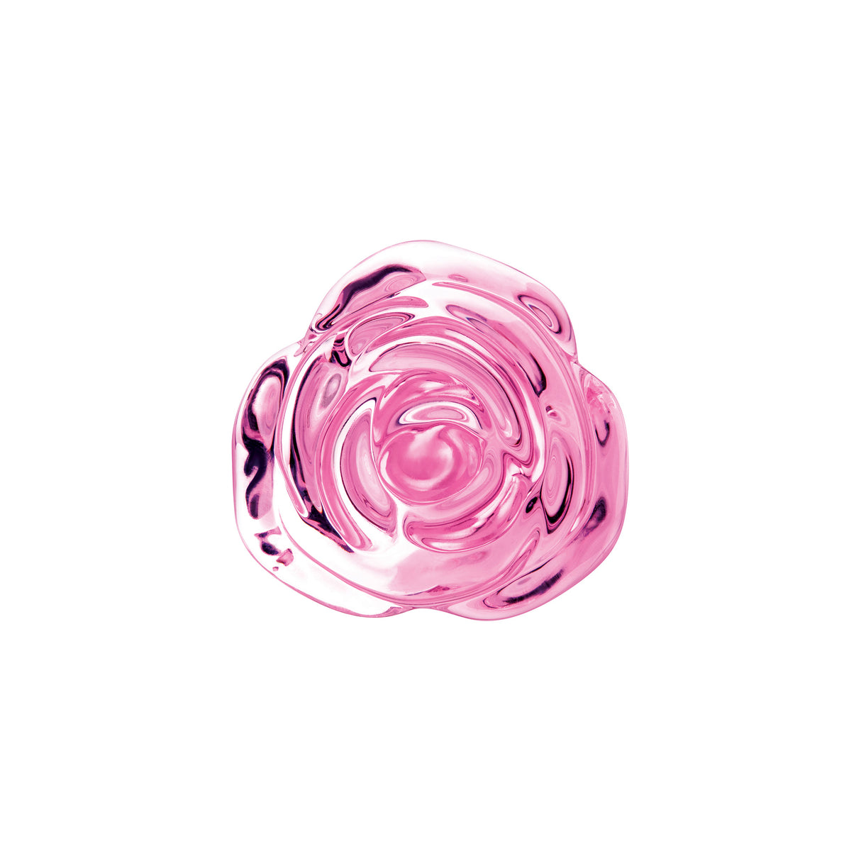 b-Vibe Pink Roses Glass Butt Plug Training Set