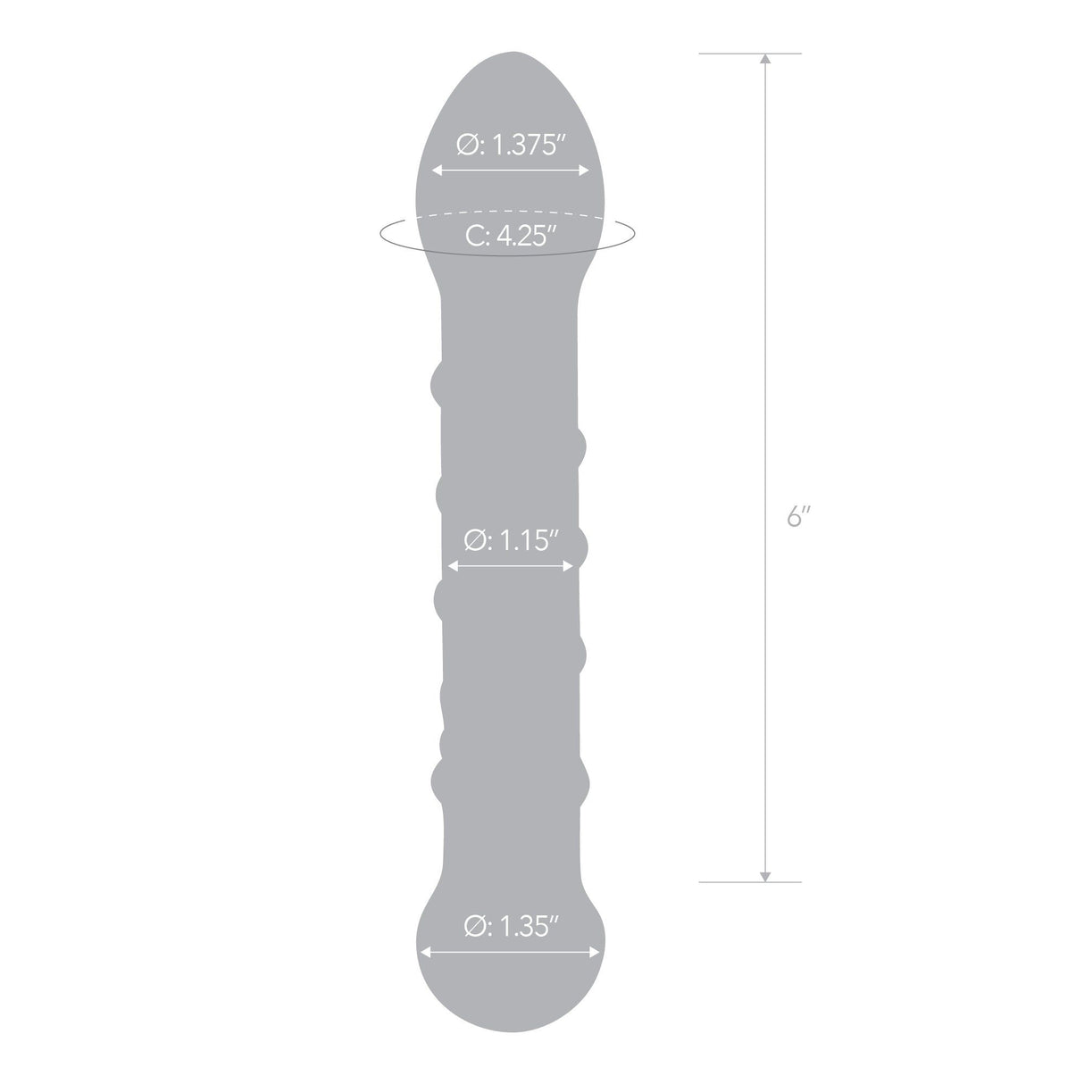 Spiral Staircase Textured Dildo