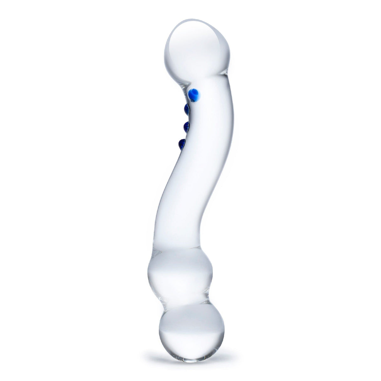 6" Curved G-spot Nubbed Dildo