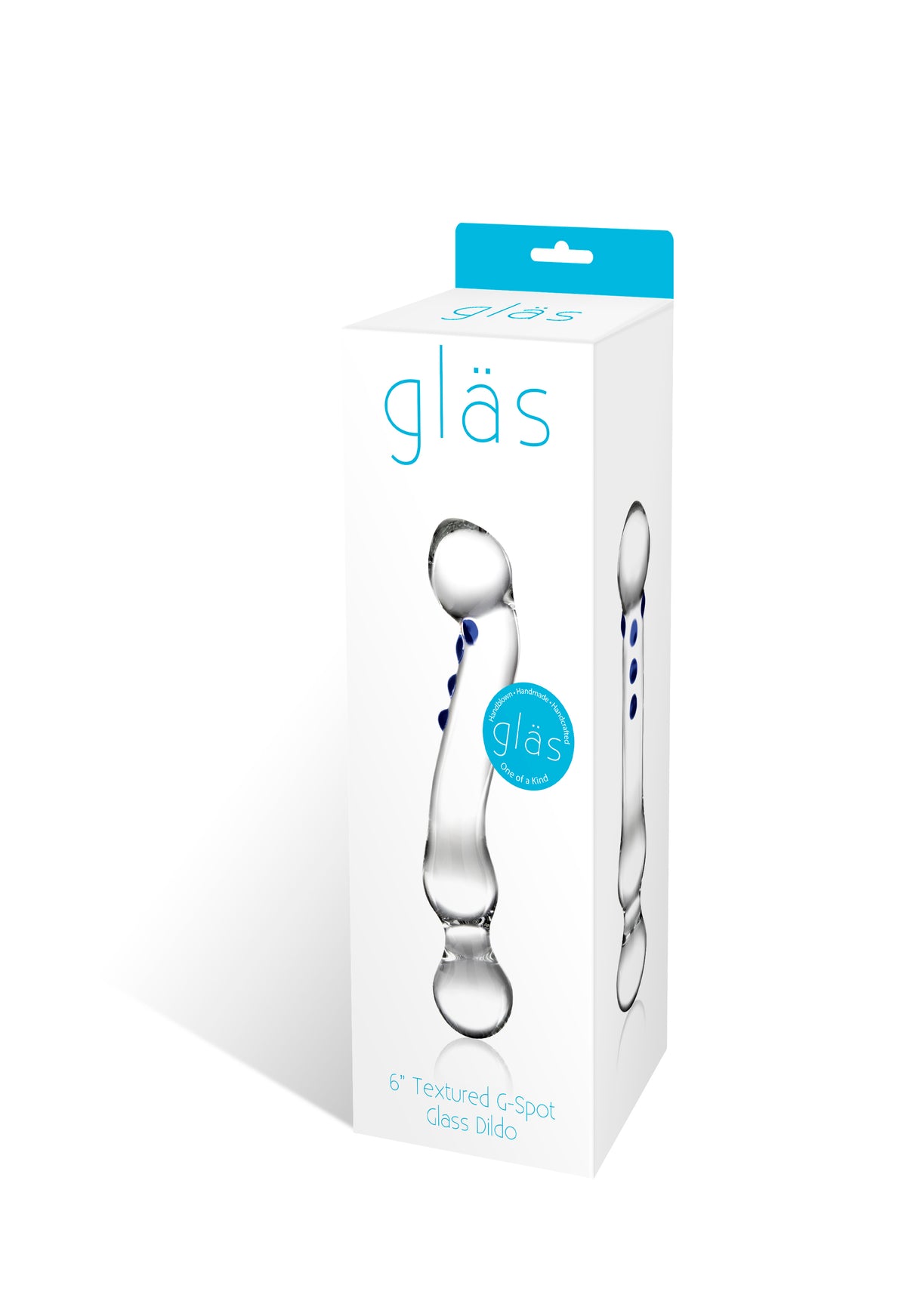 6" Curved G-spot Nubbed Dildo