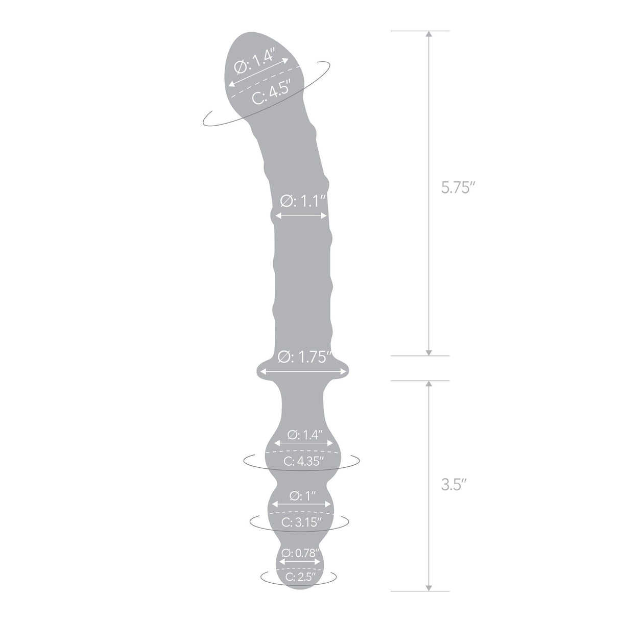 10" Twister Double-Ended Dildo