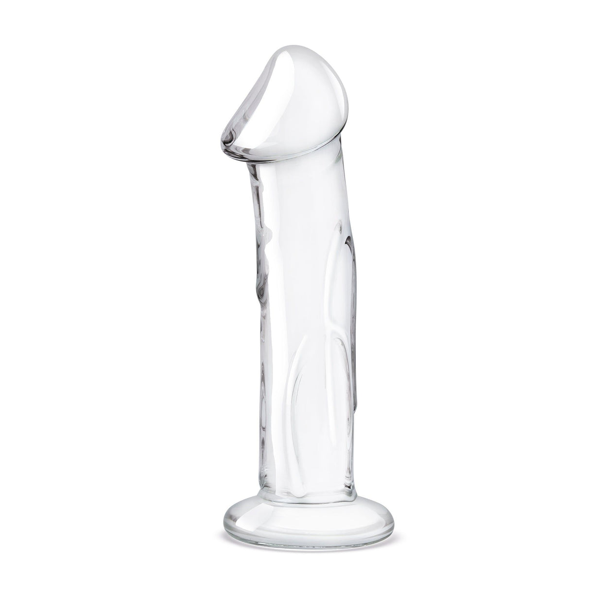 6" Veiny Dildo With Flat Base