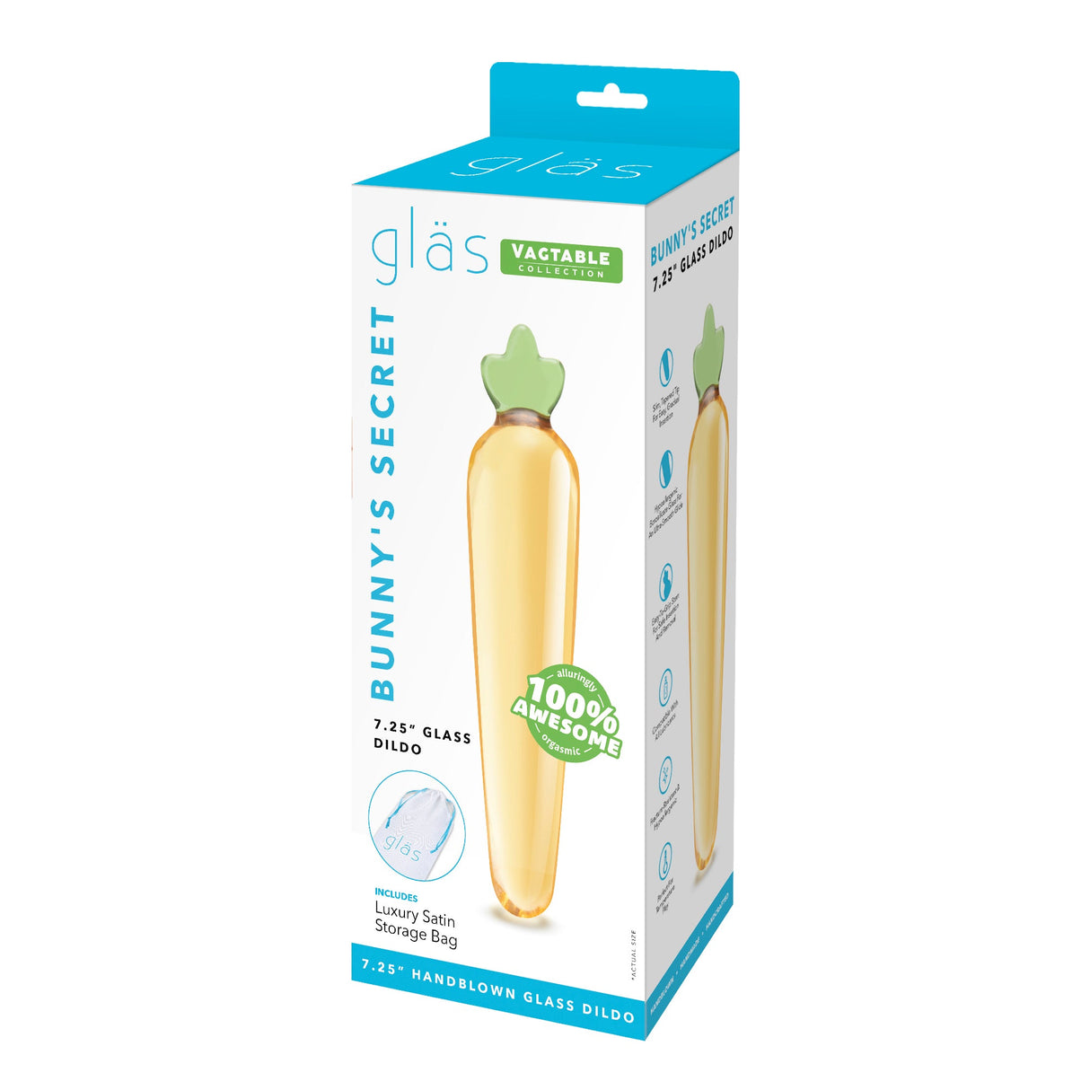 Bunny's Secret 7.25" Glass Dildo
