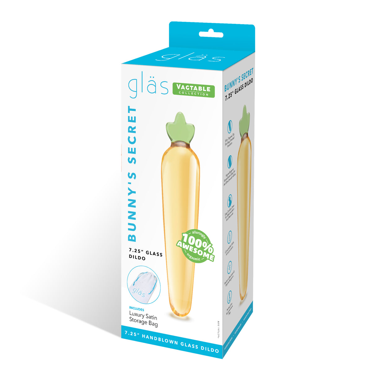 Bunny's Secret 7.25" Glass Dildo