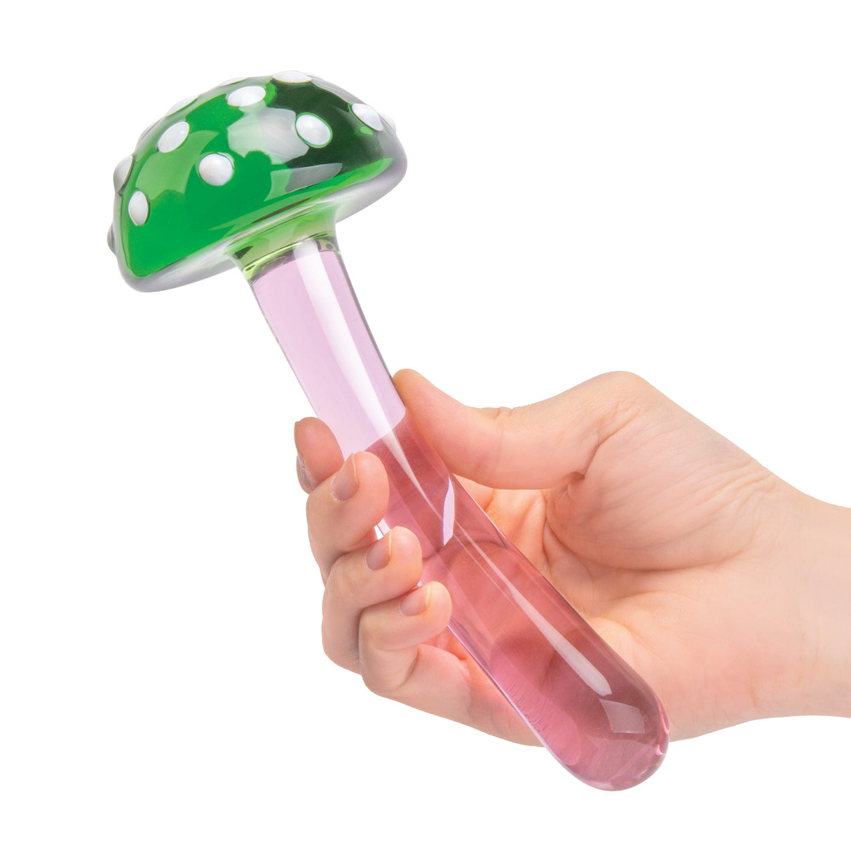 Magic Mushroom 7.5" Glass Dildo