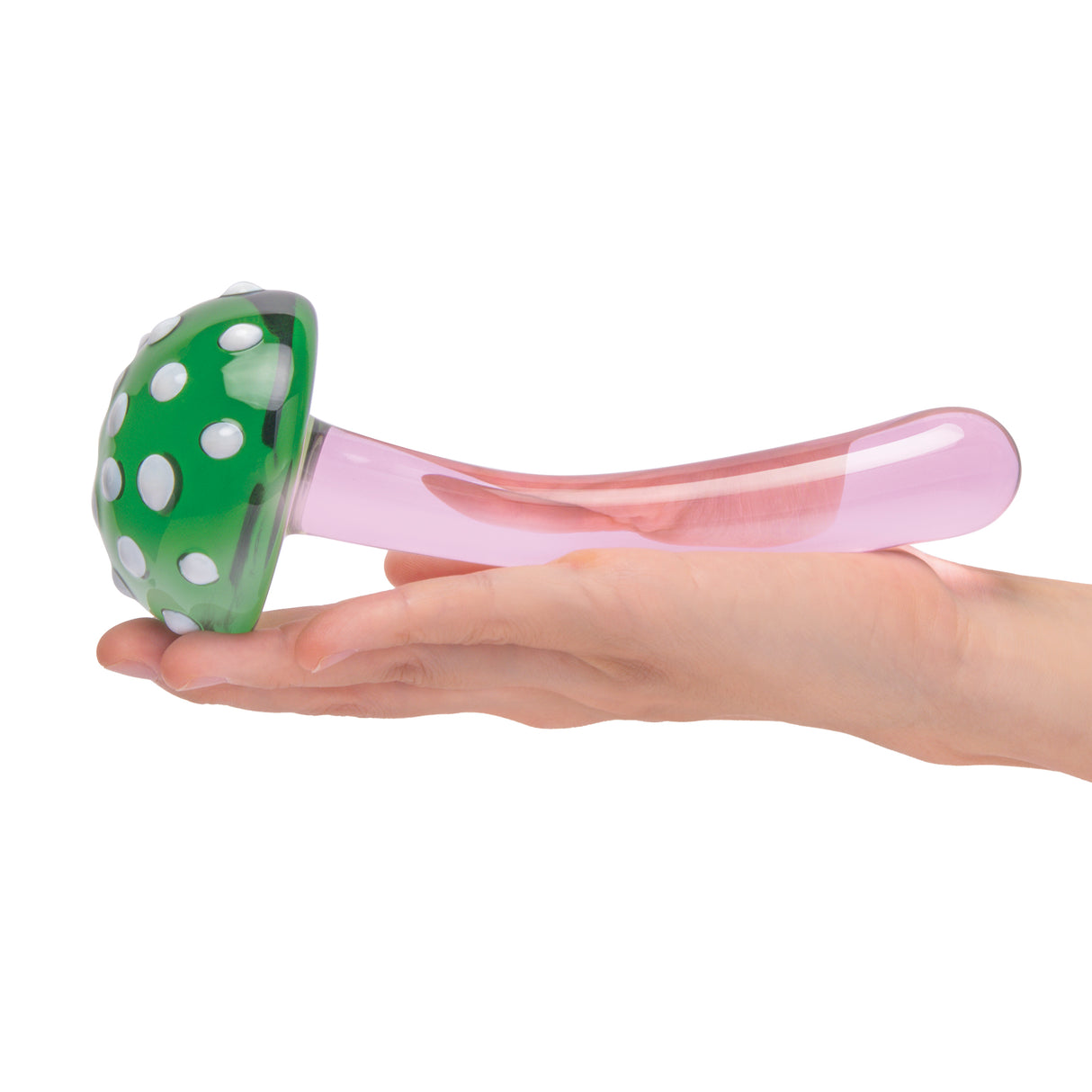 Magic Mushroom 7.5" Glass Dildo