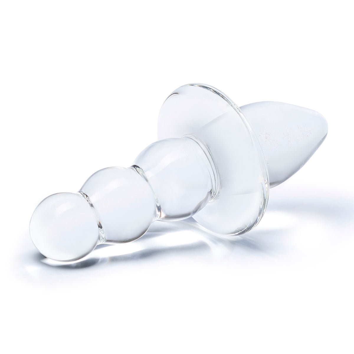 2.25" Titus Beaded Glass Anal Plug