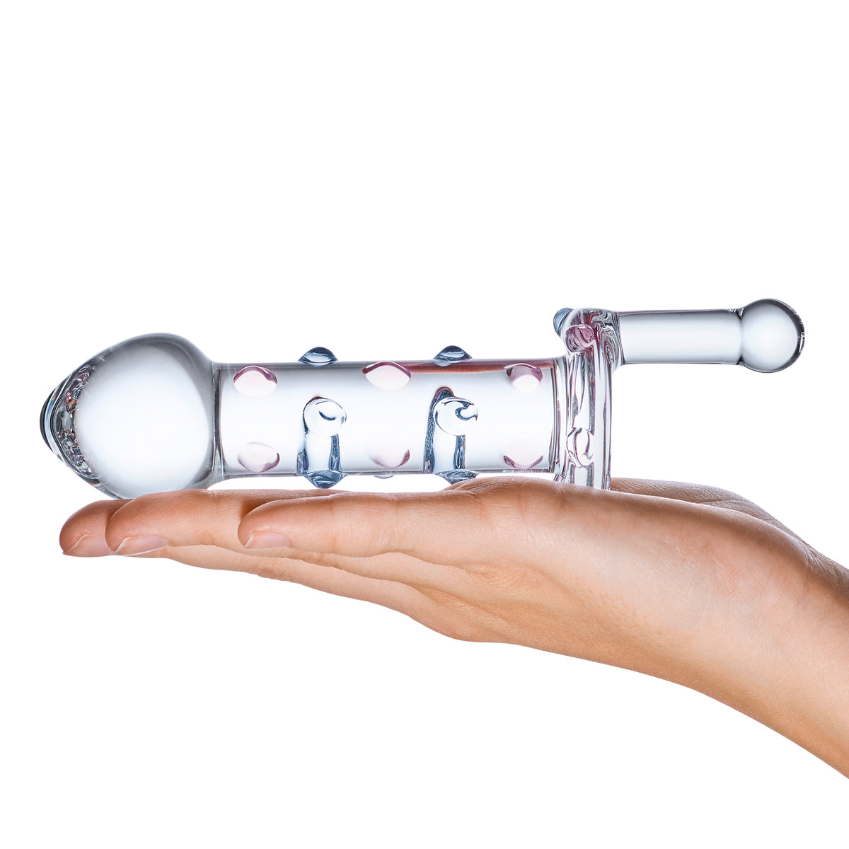 4.5" Candy Land Juicer Nubbed Glass Butt Plug