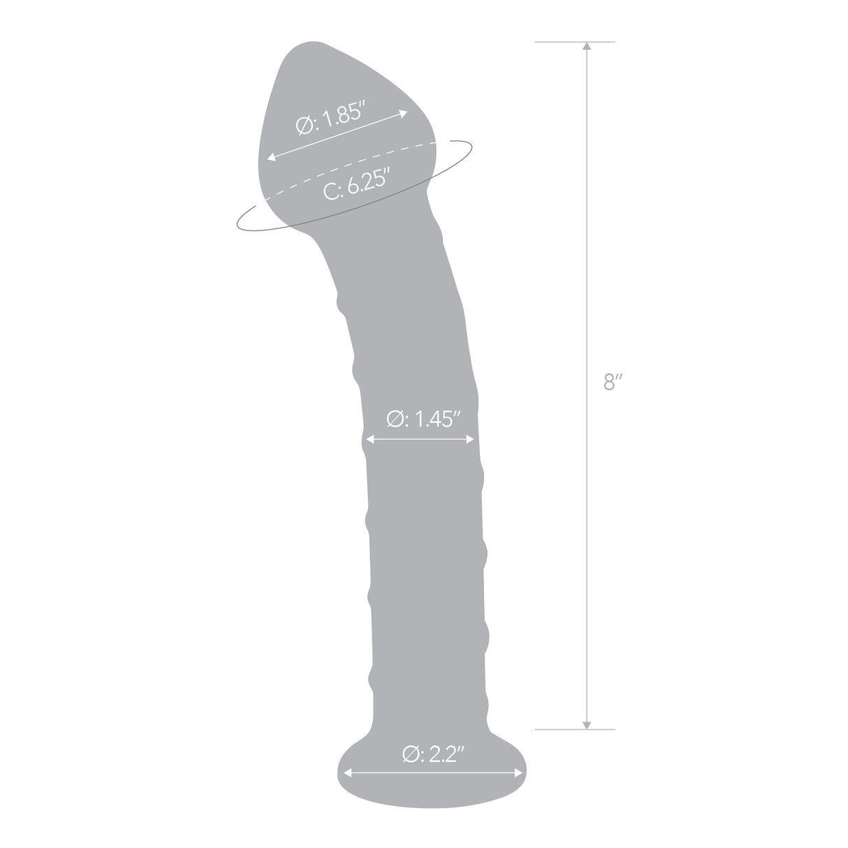 8" Mr. Swirly Dildo