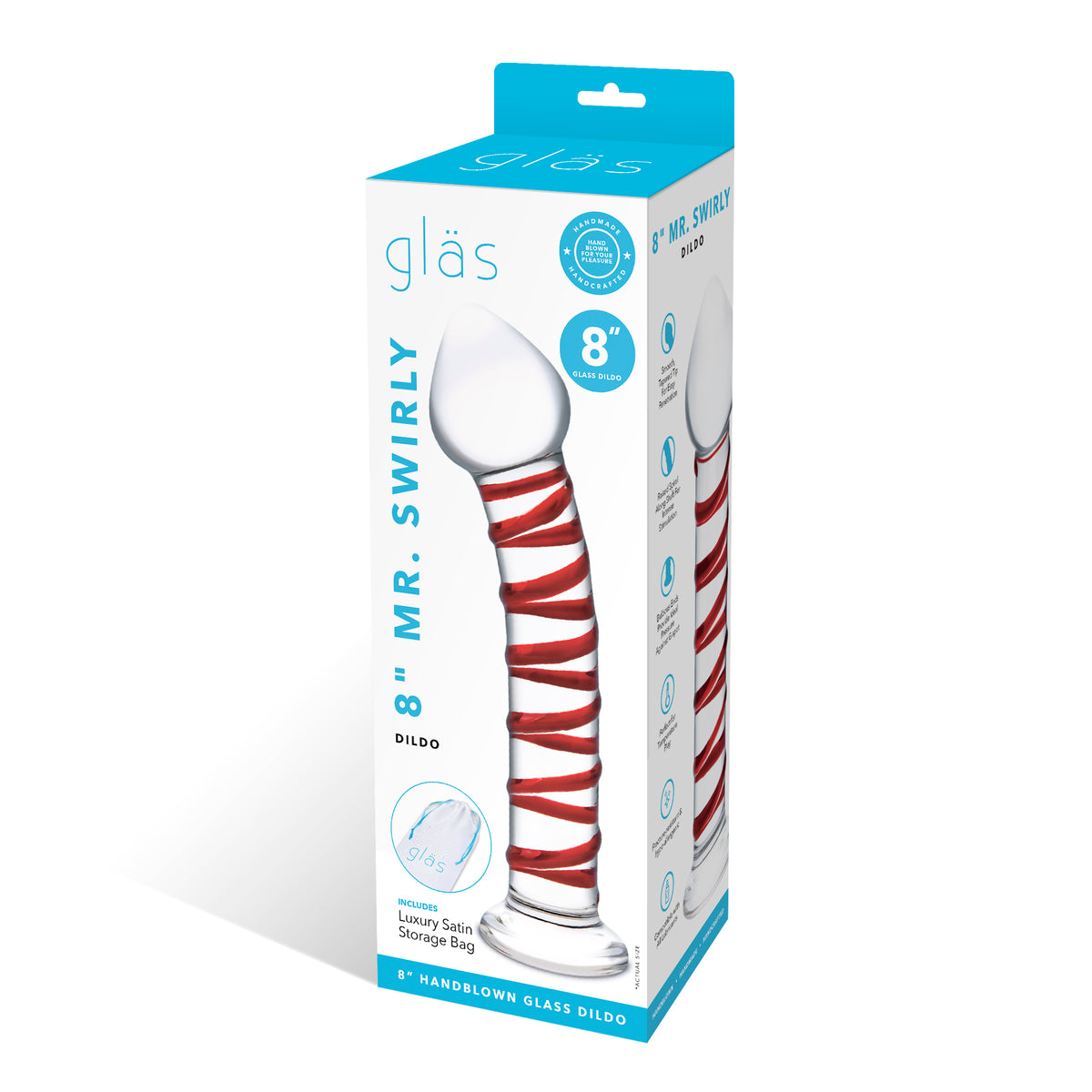 8" Mr. Swirly Dildo