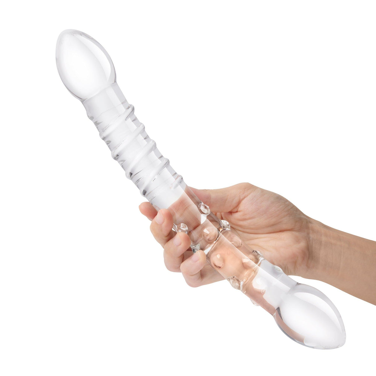 12" Girthy Double Trouble Curved Dildo