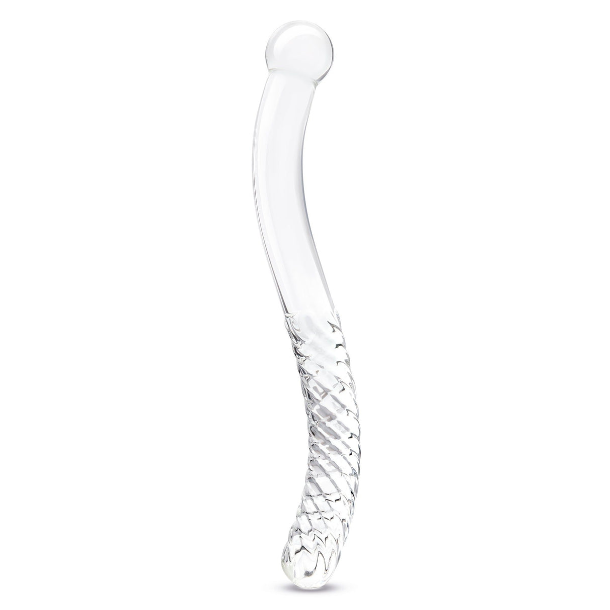 11" Pelvic Wand Curved Double Ended Dildo