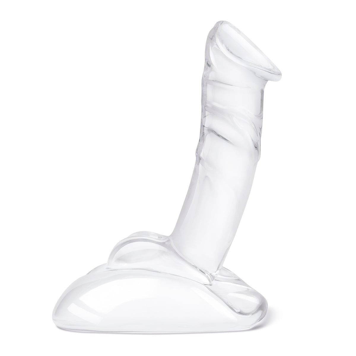 7.5" Rideable Realistic Penis Glass Dildo