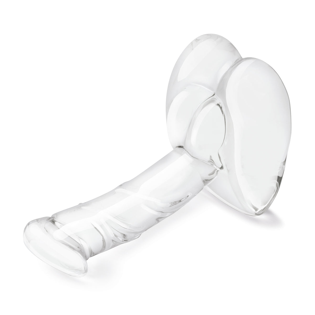 7.5" Rideable Realistic Penis Glass Dildo