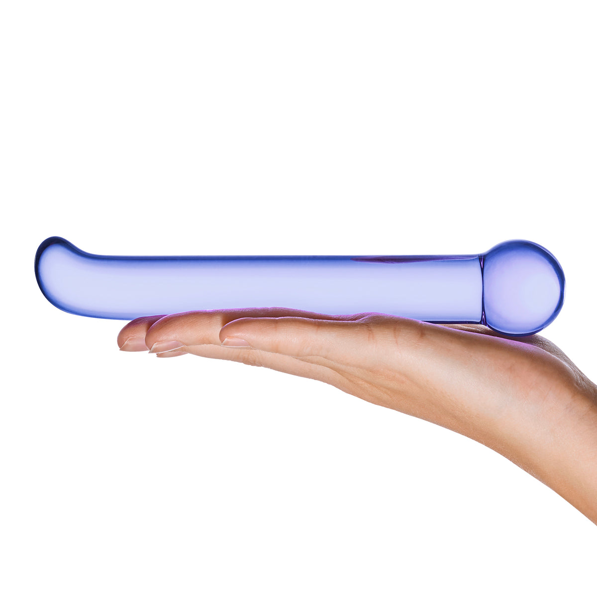 5.5" Purple G-Spot Glass Dildo