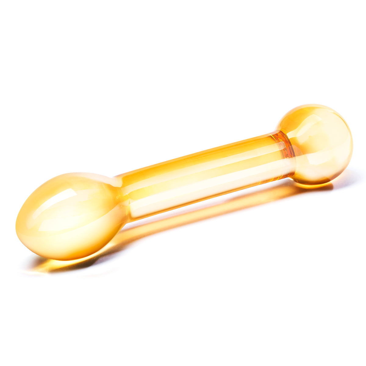 5.75" Honey Dripper Double Ended Glass Anal Dildo