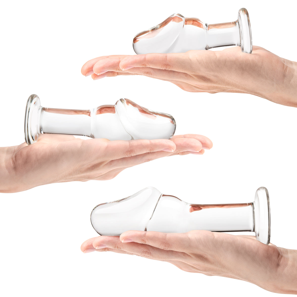 3 Piece Helmet Head Glass Anal Training Kit