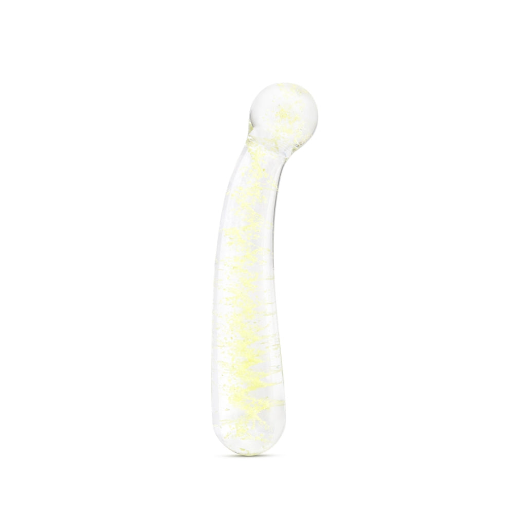 6.5" Glow-In-The-Dark Double Ended Thick Glass Dildo