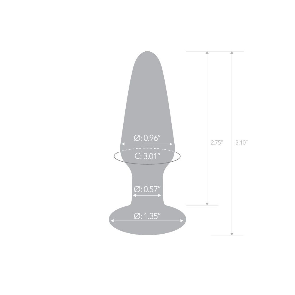 Glow-In-The-Dark Long Butt Plug