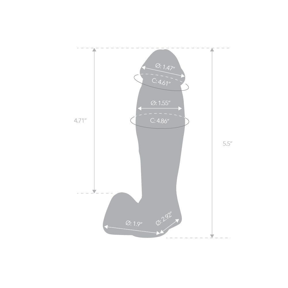 5.5" Thick Realistic Dildo