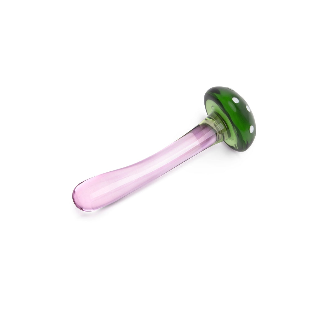 5.25" Mushroom Glass Dildo