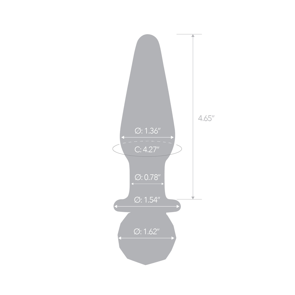 6.5" Gleaming Beauty Plug