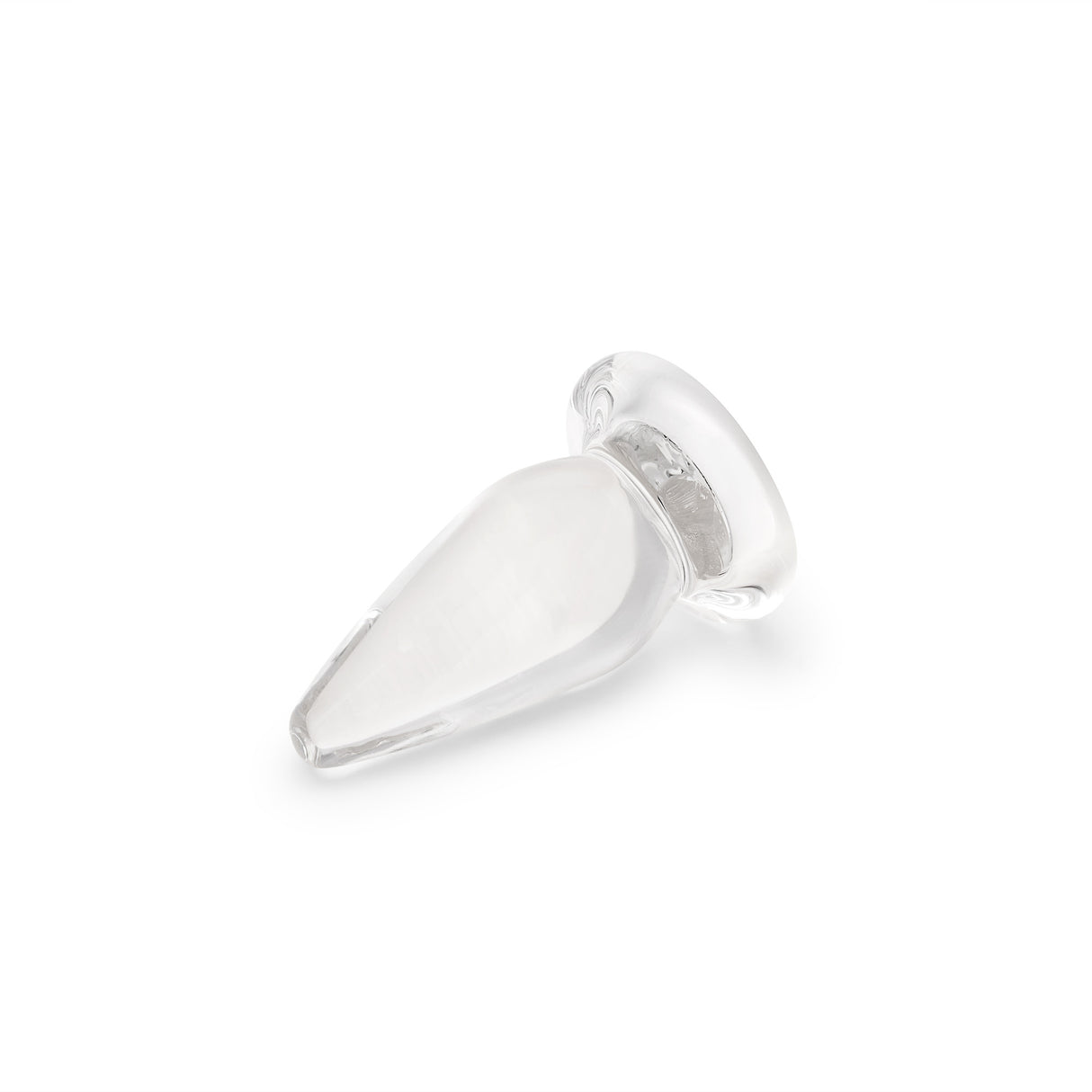 Side profile highlighting the short, stout stature of the plug and the transition from the wide bulb to the thick neck.