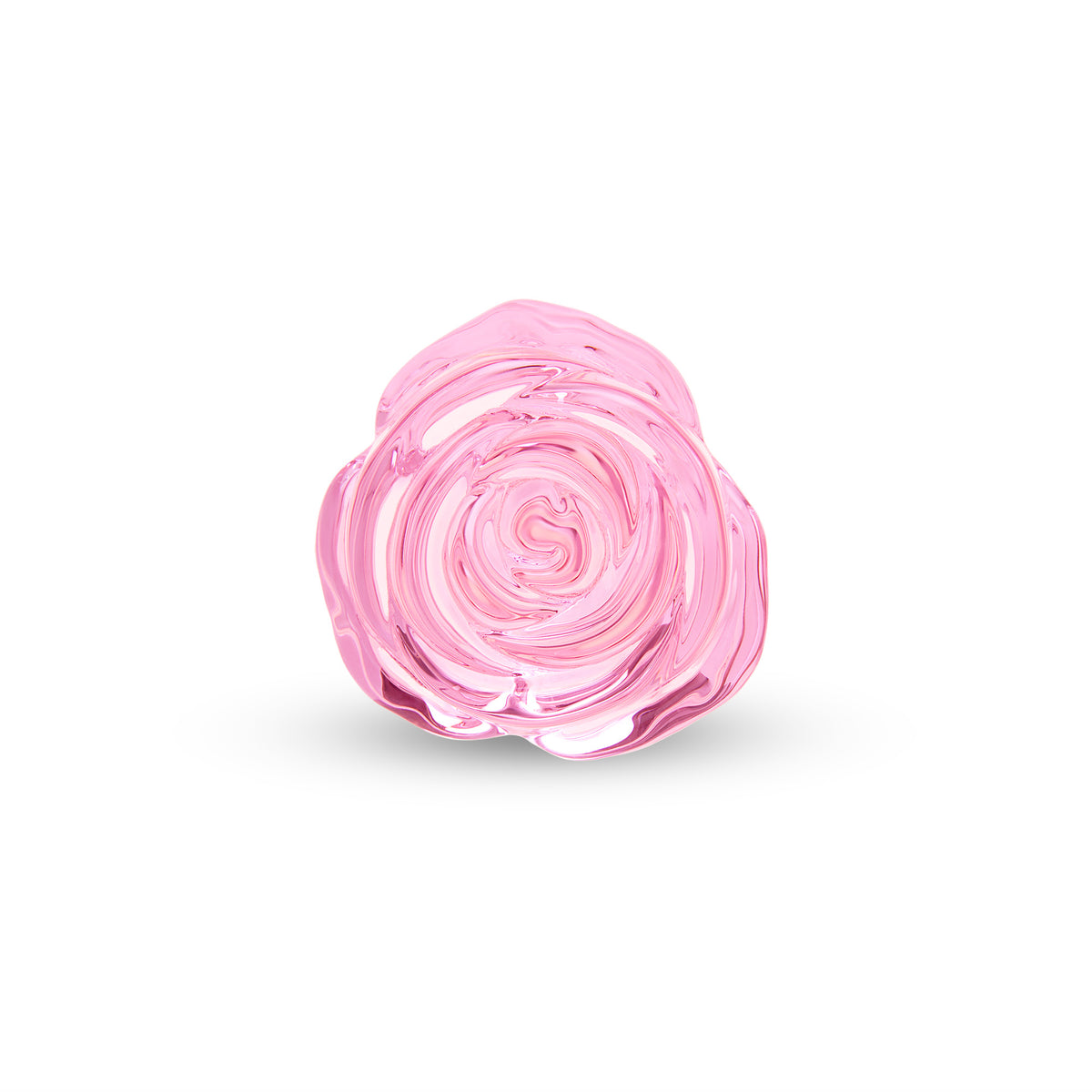 5.25" Peony Pop Glass Butt Plug