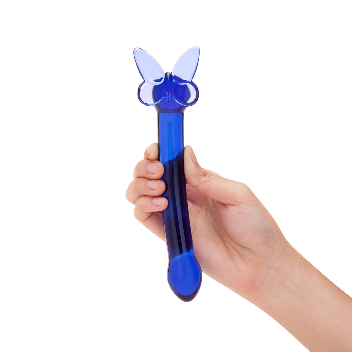 7.75" G-Flight Butterfly Glass Dildo