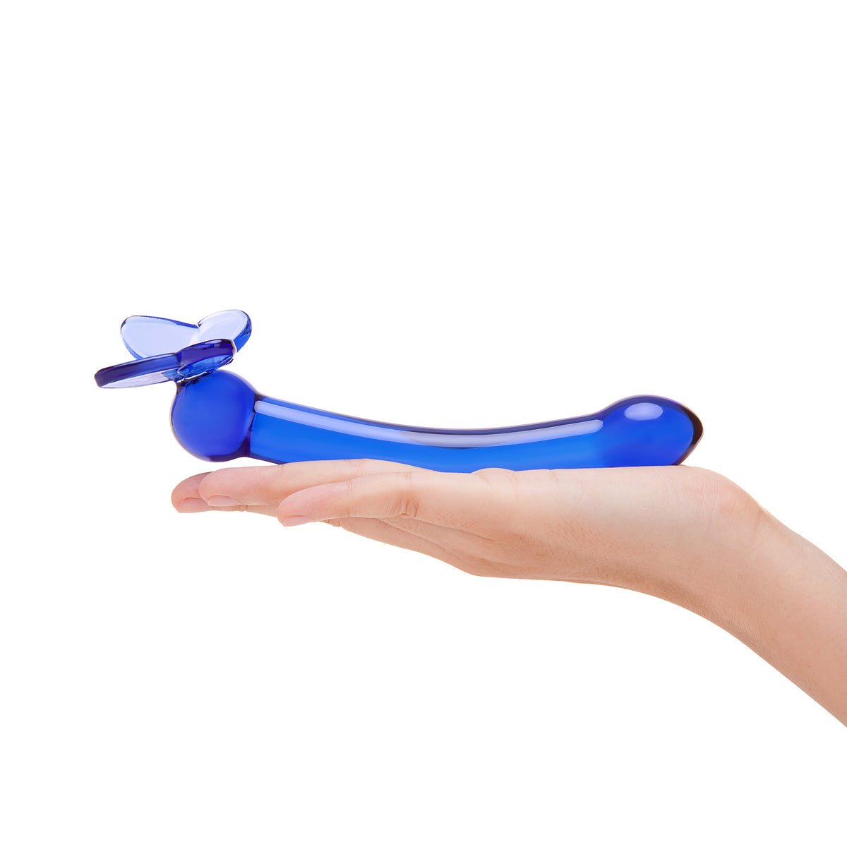 7.75" G-Flight Butterfly Glass Dildo