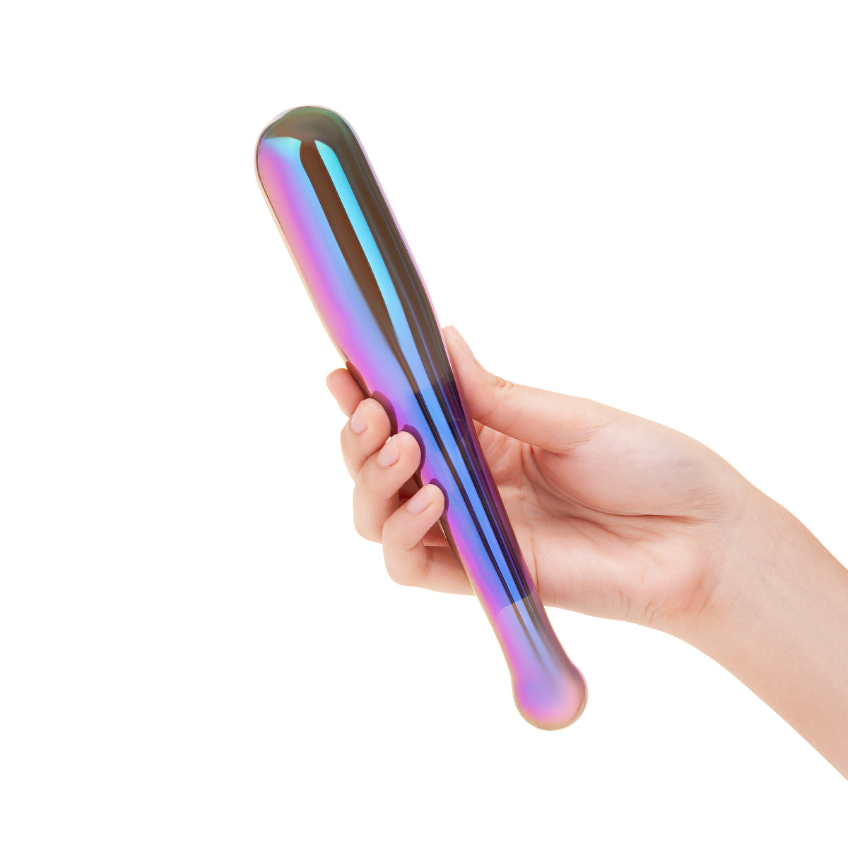8.25" Prism Plunge Glass Dildo