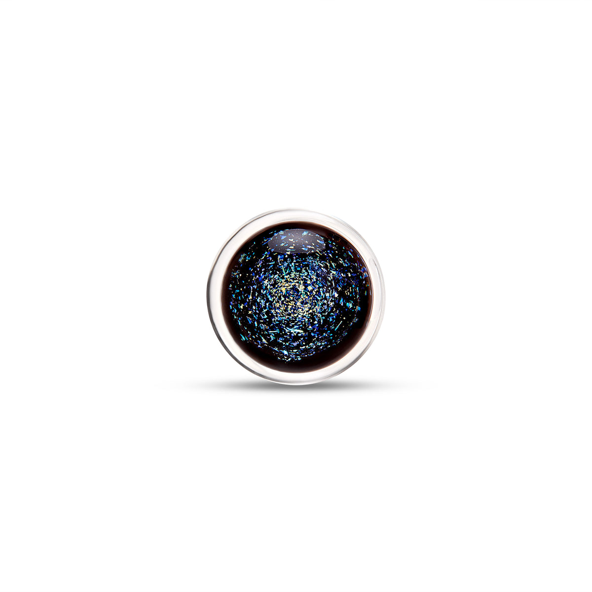 5.5" Galaxy Glass Butt Plug