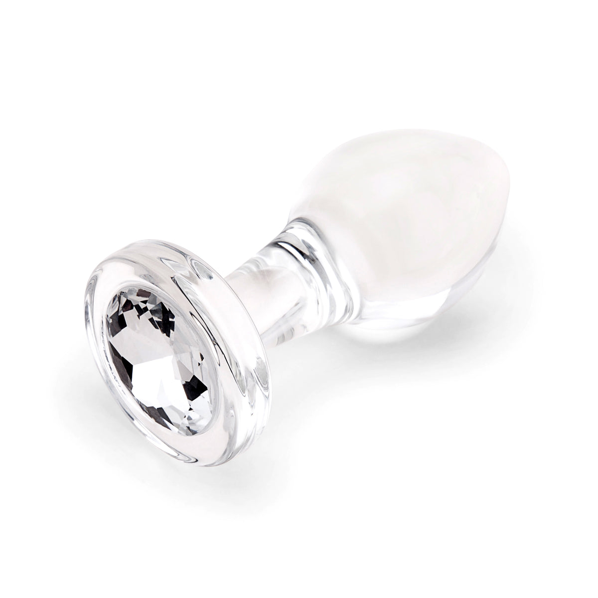 3.35 Rear Sparkle Glass Butt Plug