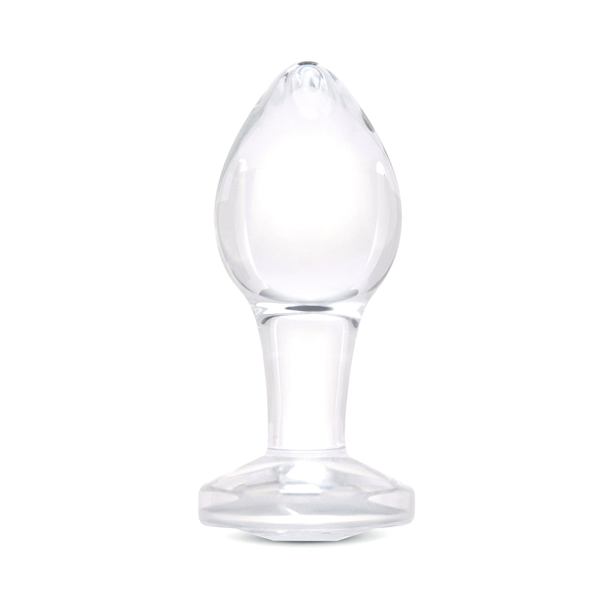 3.35 Rear Sparkle Glass Butt Plug