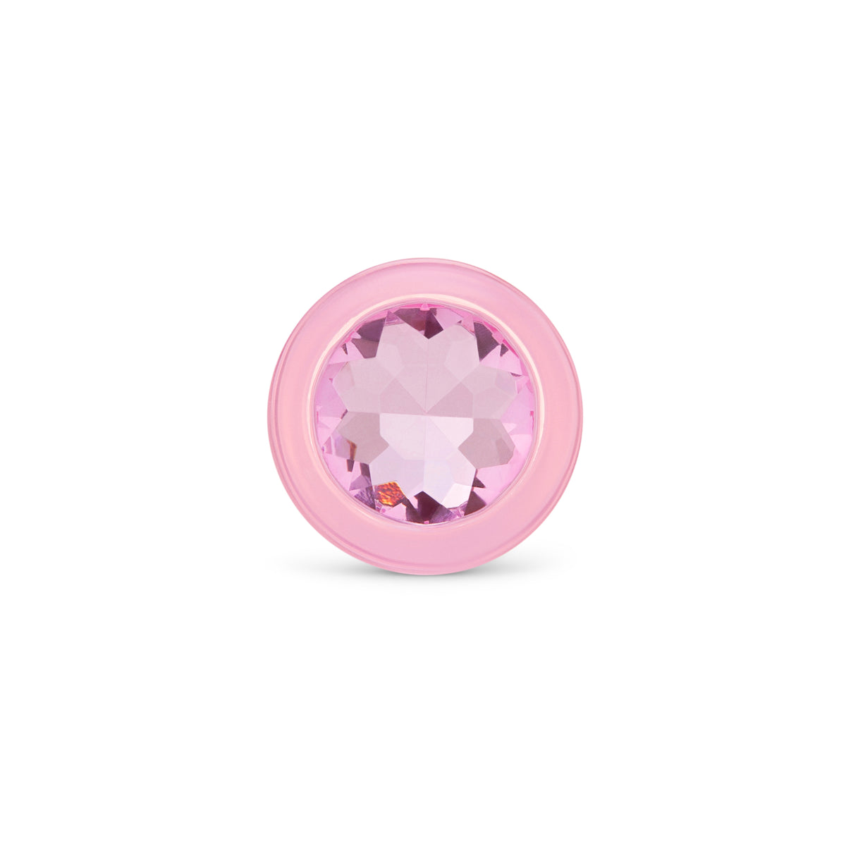 3" Bubble Gem Glass Butt Plug