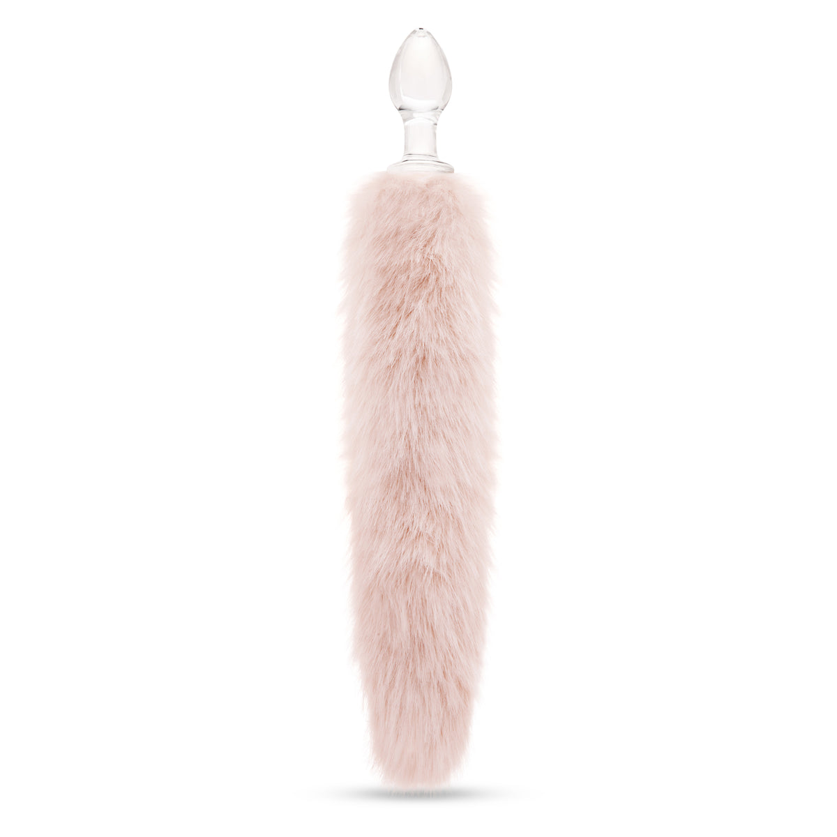 3.15" Feral Fantasy Tail Glass Butt Plug
