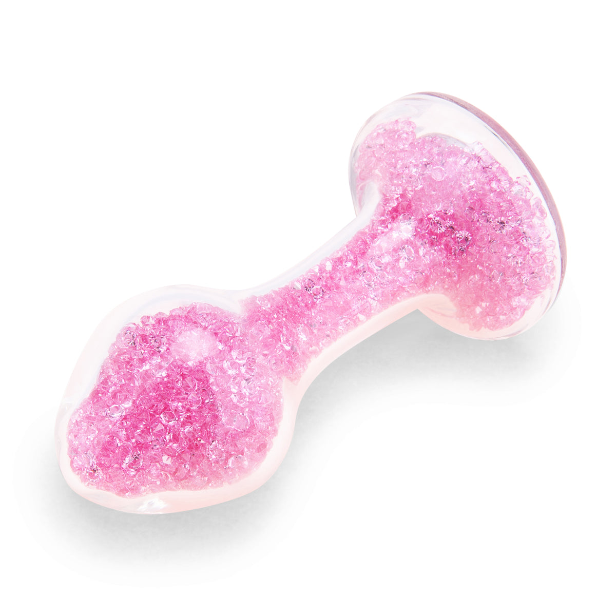 4" Pink Celestia Glass Butt Plug