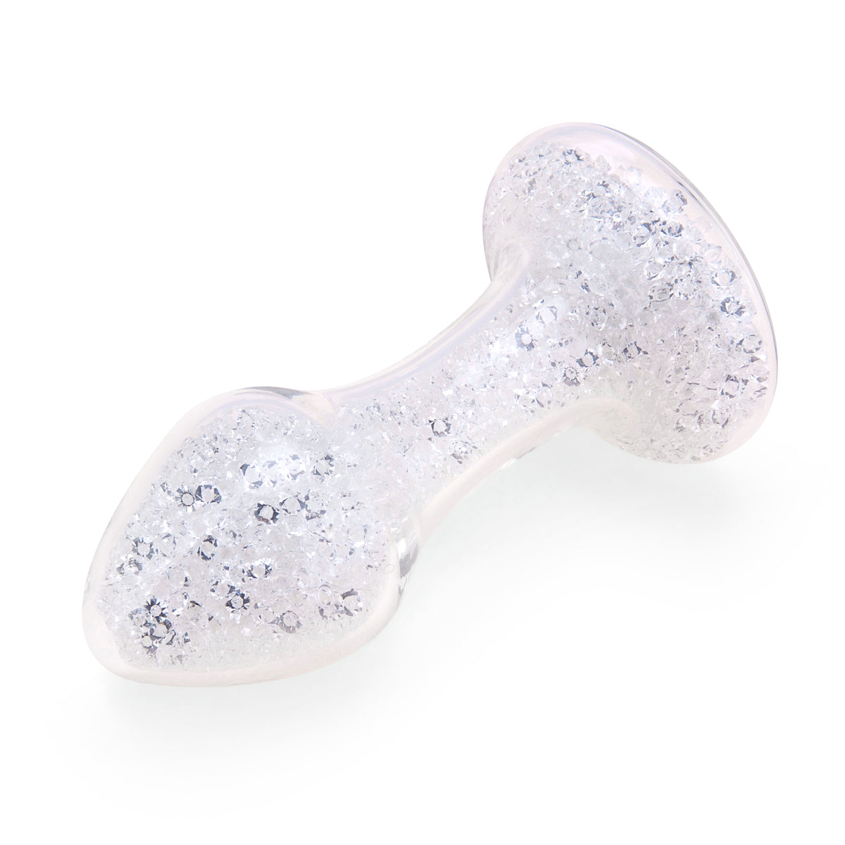 3.7" Diamond Celestia Glass Butt Plug