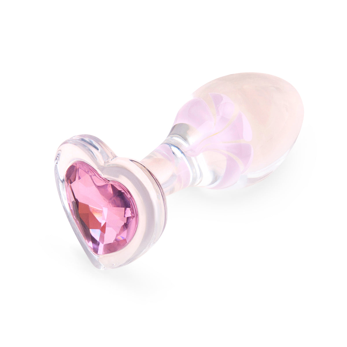 3.35" Booty Crush Glass Butt Plug
