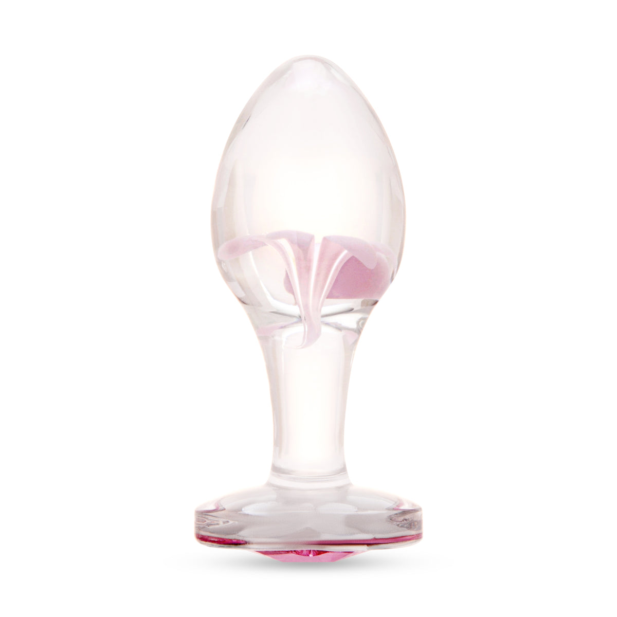 3.35" Booty Crush Glass Butt Plug