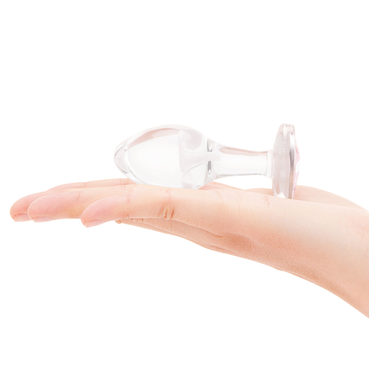 3.35" Booty Crush Glass Butt Plug