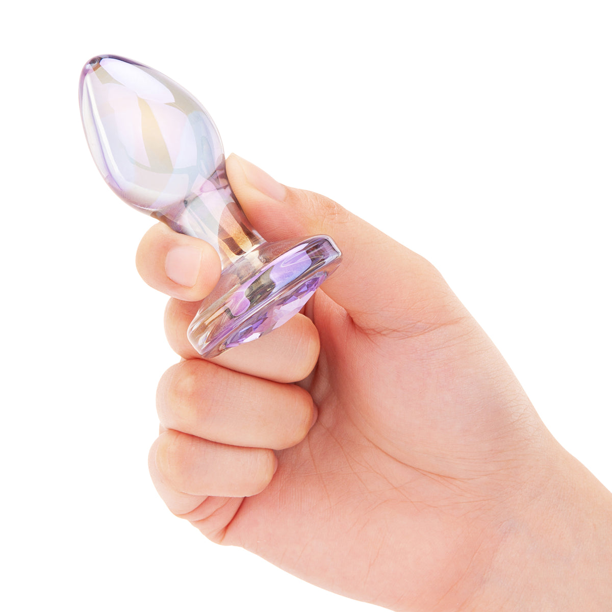 3" Twilight Aura Glass Butt Plug
