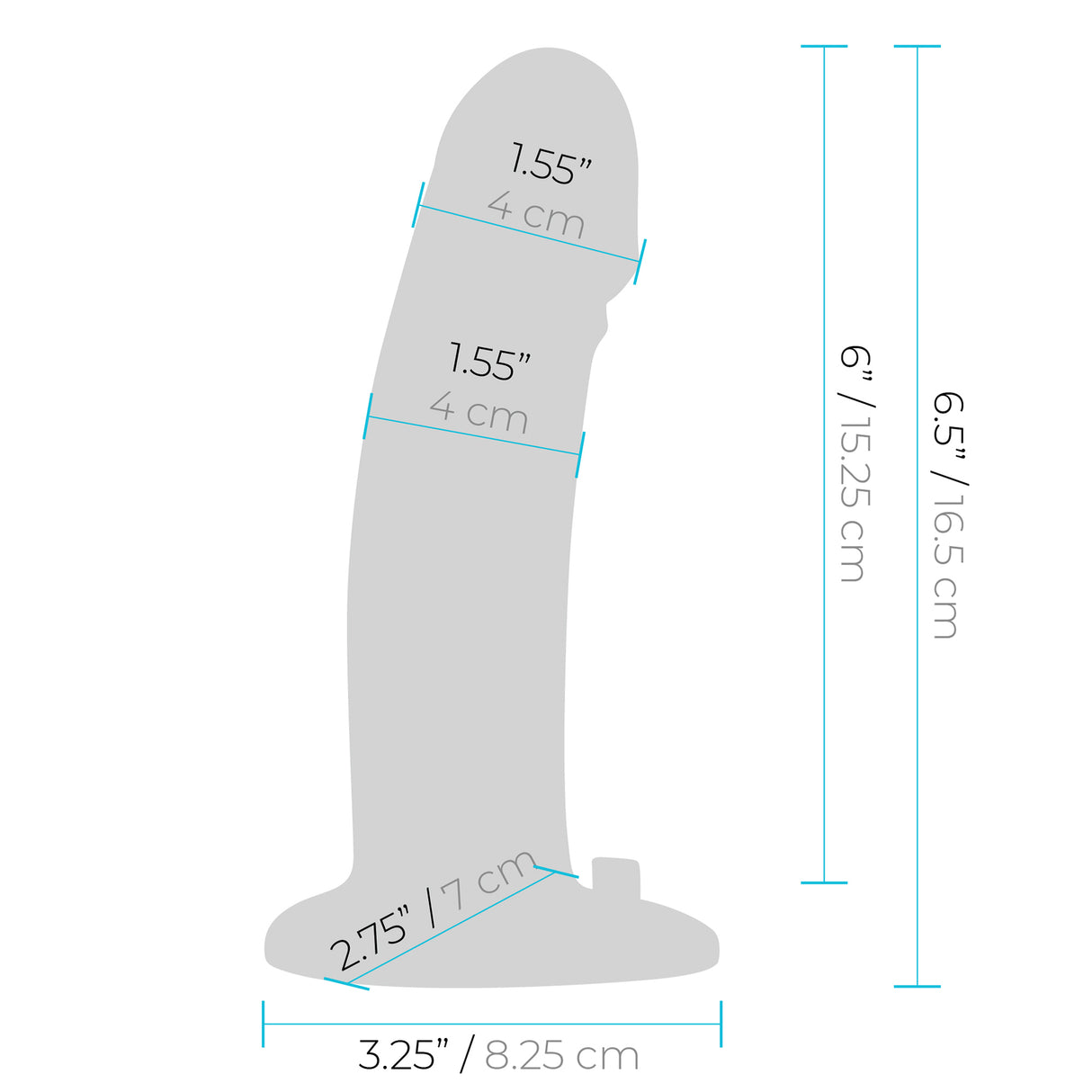 6.5" Realistic Silicone Vibrating Pegging Dildo with Remote Control and Adjustable Harness