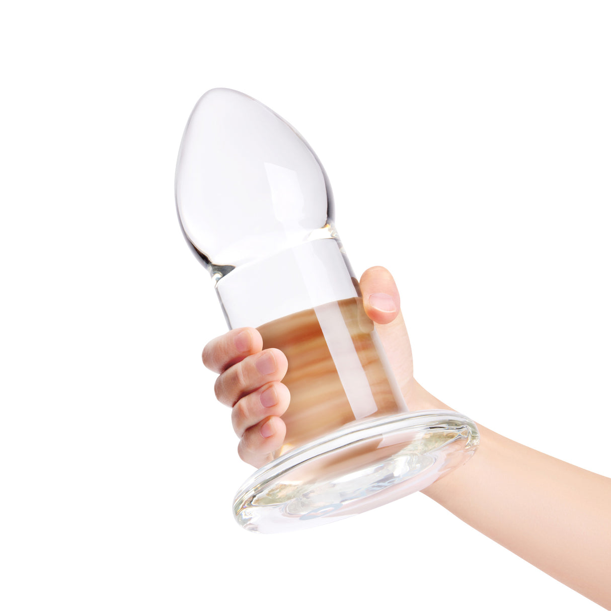 b-Vibe Advanced 8 Inch Glass Dilator Plug