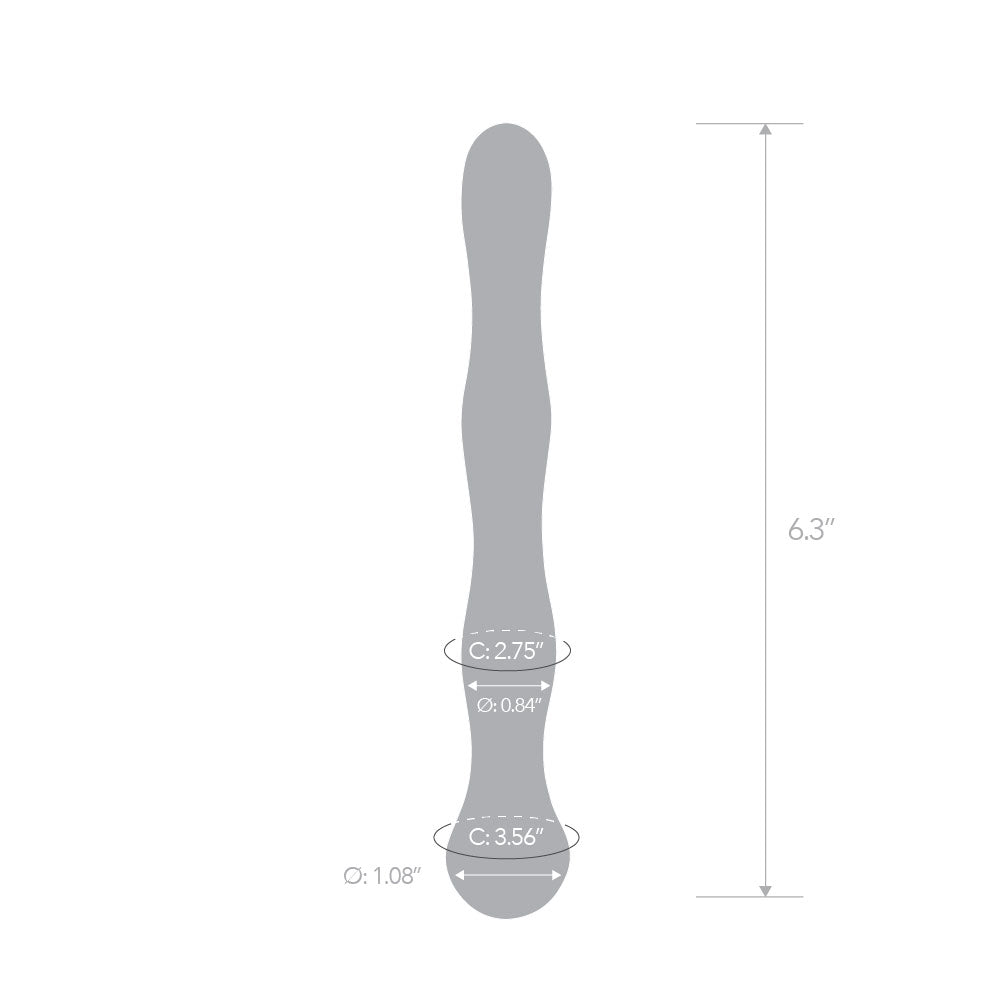 6.25" Beaded Dildo