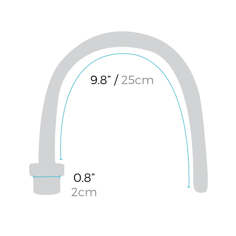 Black Anal Douche 250mm Length